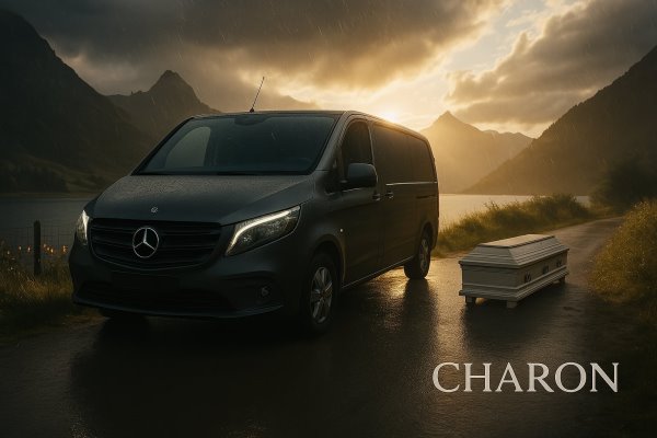 Karawan CHARON – transport zwłok Szczecin Karawan firmy CHARON do transportu zwłok w Szczecinie i z zagranicy